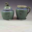 creamer and sugar bowl