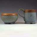 Teal Mug and Bowl Set