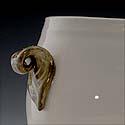 Hip Bowl Leaf Handle, detail