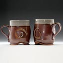 Swirled Hip Mugs