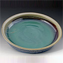 Teal Round Plate
