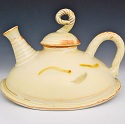 Cream Teapot