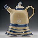 Celadon Hip Teapot
