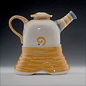 Orange Hip Teapot