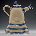 Celadon Hip Teapot