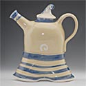 Celadon Hip Teapot